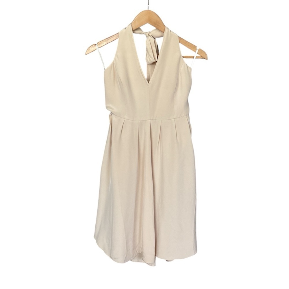 NWT J. Crew 100% Silk Halter Special Occasion Formal Party Dress, Size 4 - Picture 3 of 9